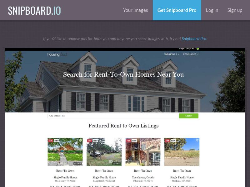 Real Estate - HousingList Rent To Own US - RevShare SOI % (copy)