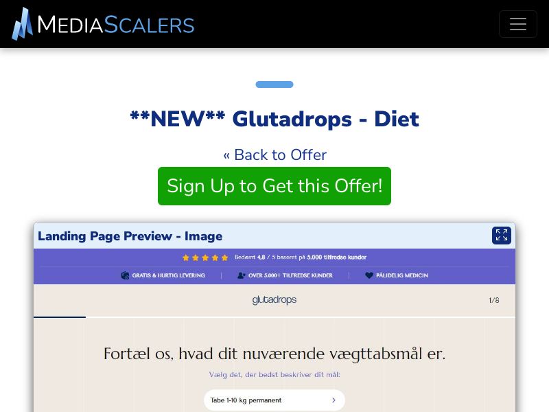 Glutadrops - Diet {+DTC, Quiz} [DK]