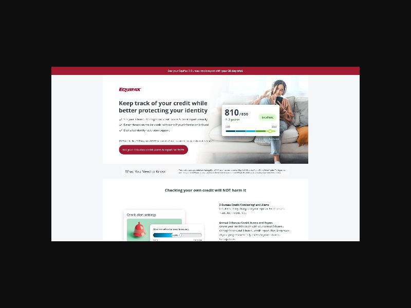 Equifax - Credit Monitoring Trial - CPS (US)