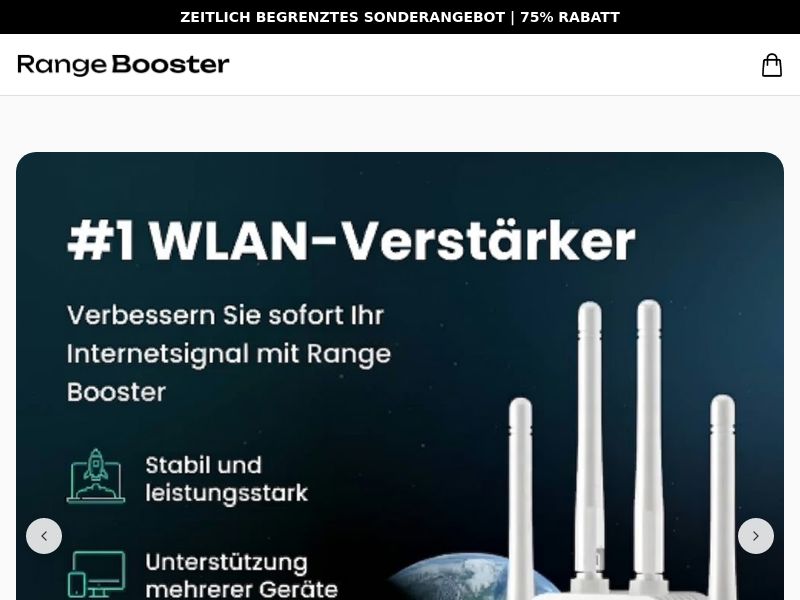 Range Booster Pro Wifi Booster SS - DE (No PPC)