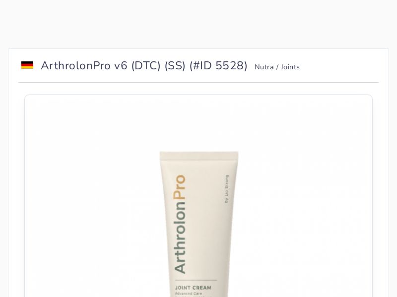 ArthrolonPro v6 (DTC) (SS)