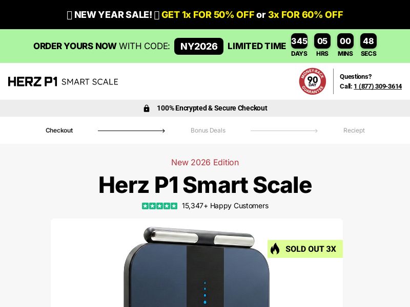 Herz P1 Smart Scale SS - US/CA/UK/AU