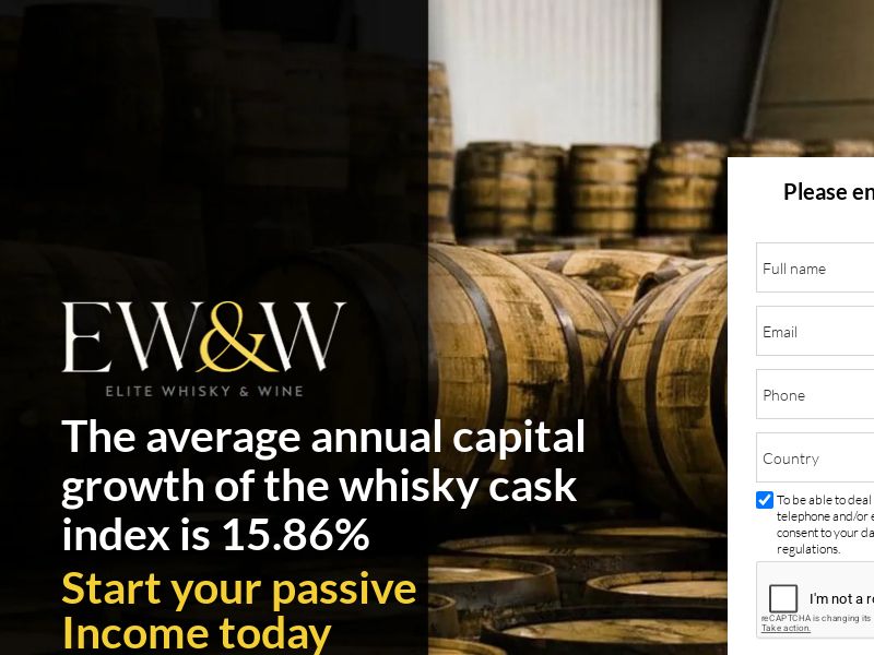 Elite Whisky and Wine - Investment CPL [UK]