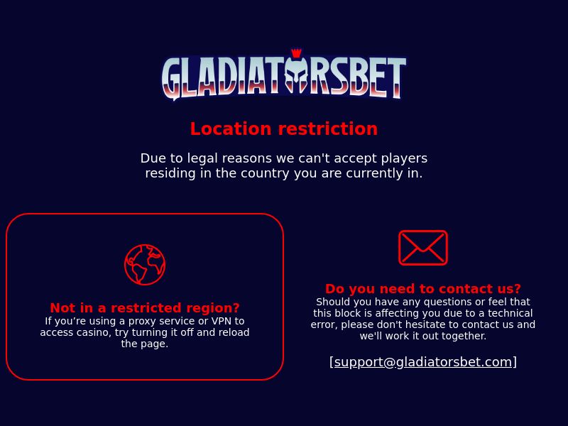 Gladiators Bet (WW) (CPA) (FTD)