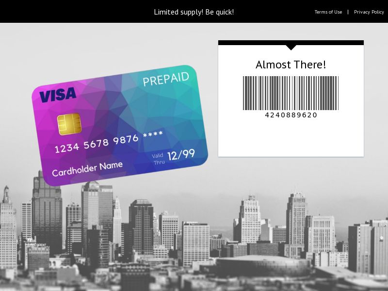 US - Yousweeps - Win A $1000 Visa Prepaid Card - (all Devices) - 8AM to 10PM EST