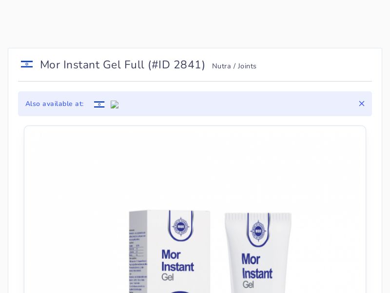 Mor Instant Gel Full