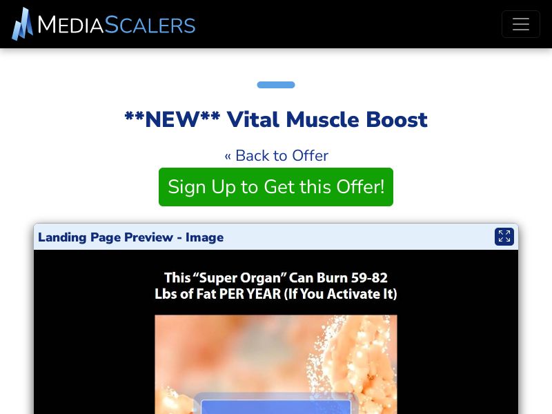 Vital Muscle Boost {+DTC} [US, DE, CA, AU, UK, FR, NZ, +137 More]