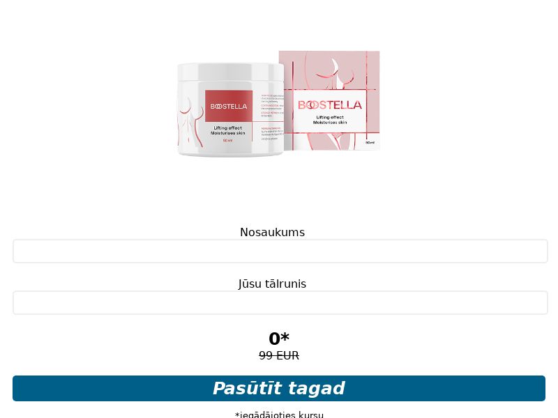 Boostella cream 50 ml free LV - breast enlargement