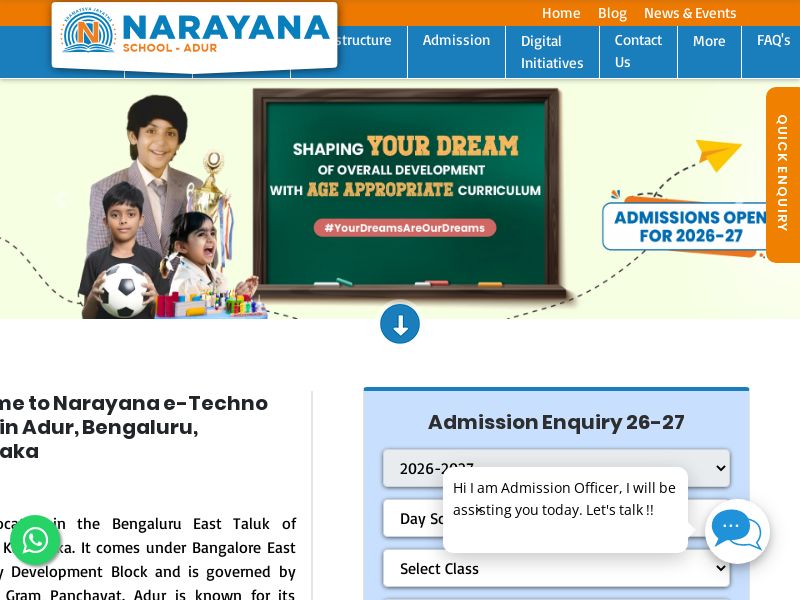 Narayanaschools.in CPL - India