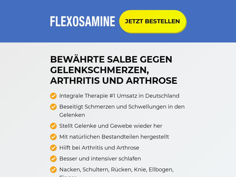 Flexosamine Pro GEL LOW PRICE EU - Joint recovery