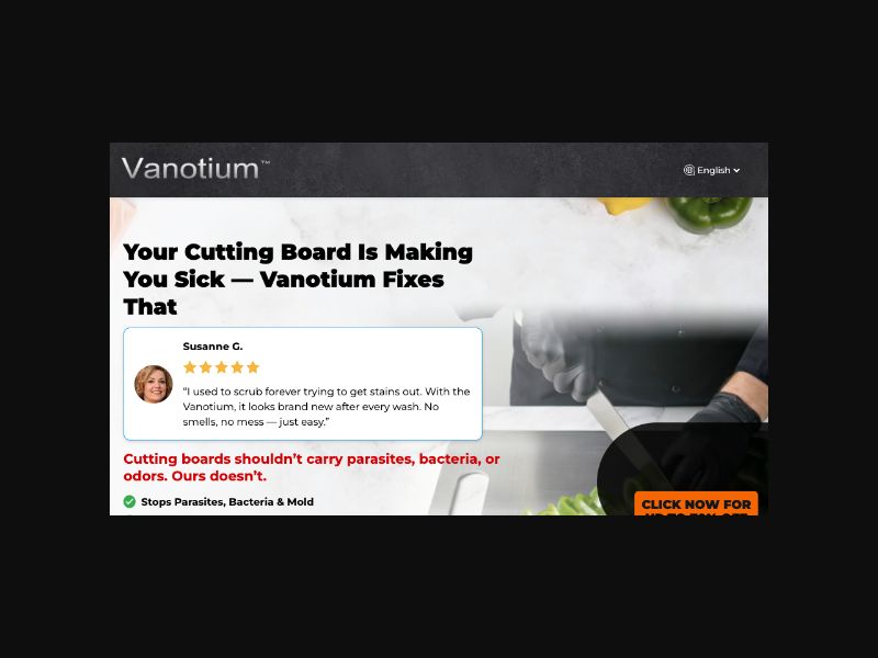 Vanotium - Titanium Cutting Board - CPS (CA,AU +more)
