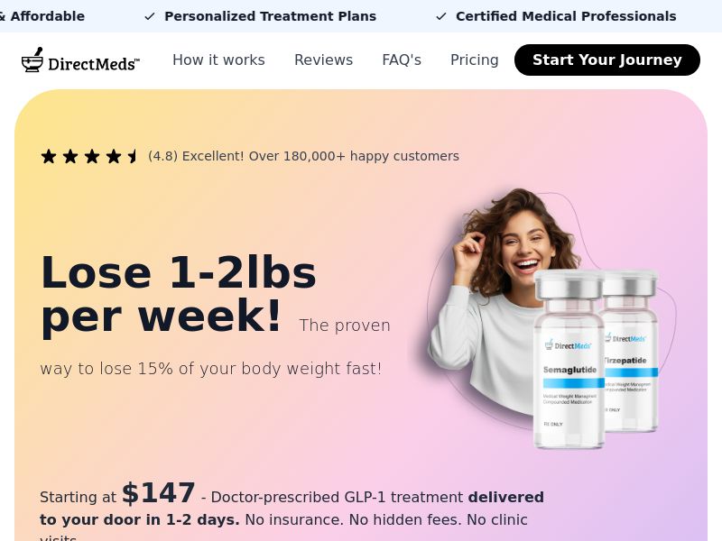 Direct Meds GLP-1 (Telehealth)