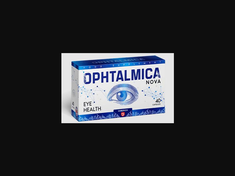 Ophtalmica - a remedy for improving vision