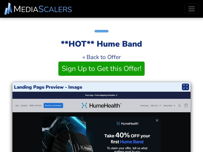 Hume Band [US, DE, CA, AU, UK, FR, IL, +15 More]