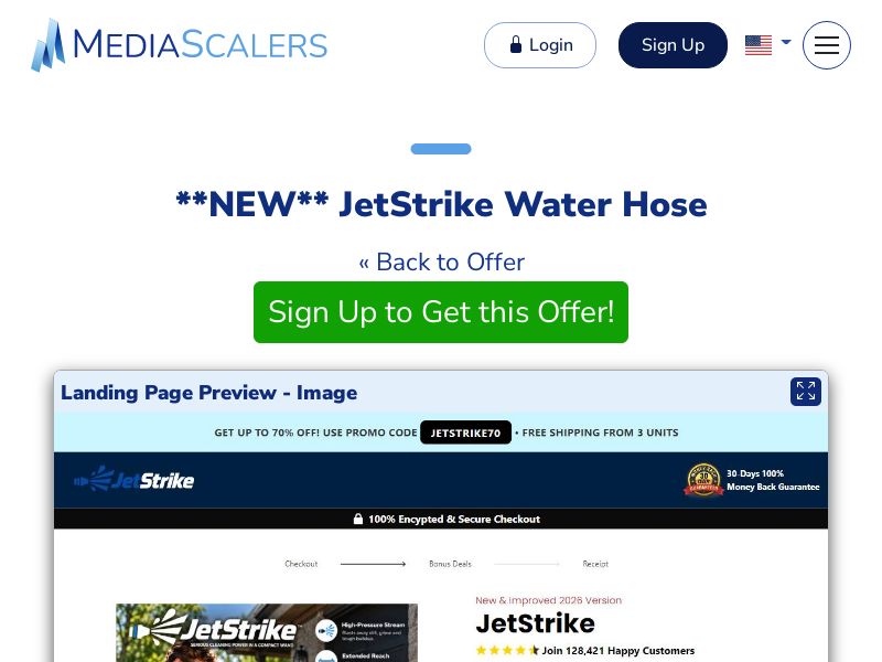 JetStrike Water Hose {+DTC, Alt-Landers} (Event Tracking) [US]