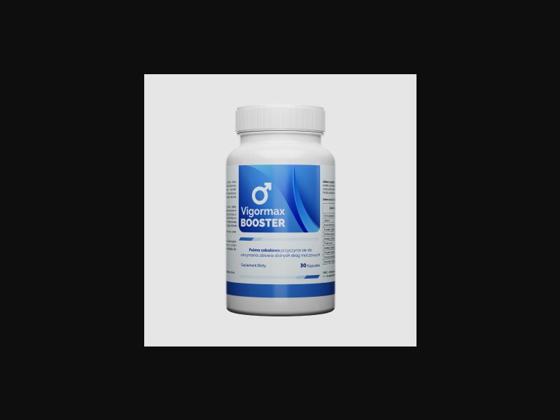 Vigormax Booster - capsules for potency and penis enlargement | low price