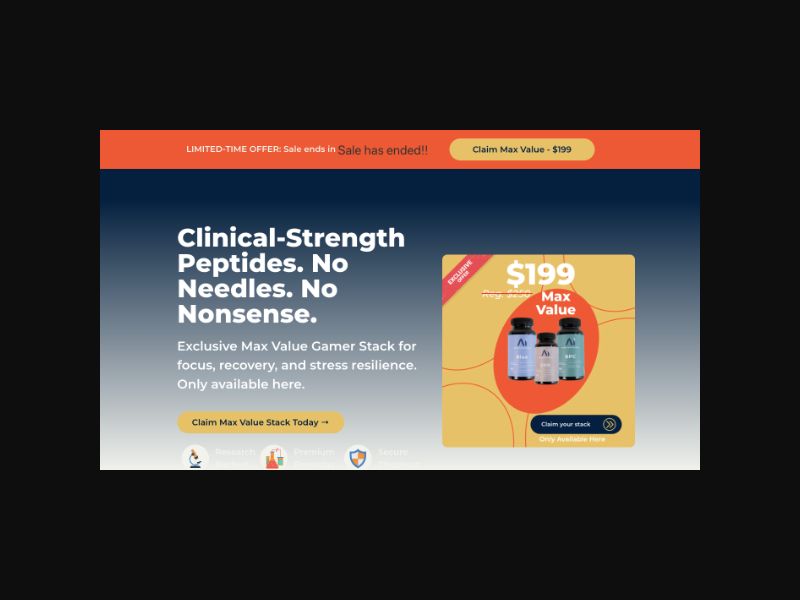 Amino Innovations - Peptides Max Value Stack - RevShare (US)