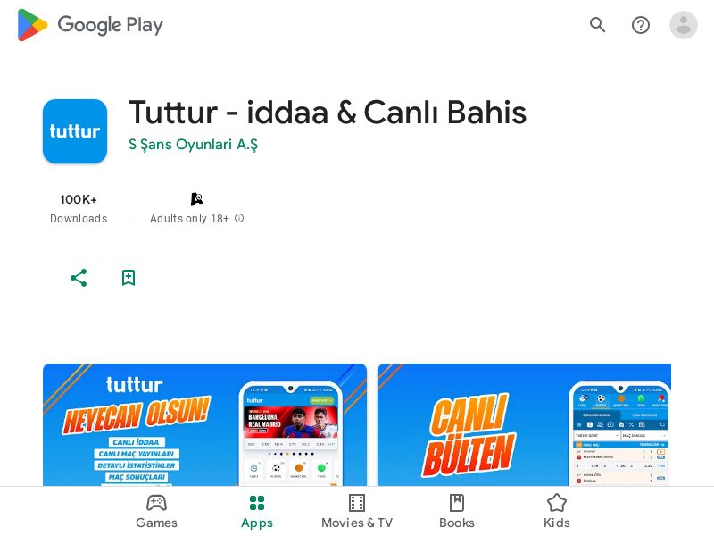 Tuttur - Android - TR (CPR) (8am GMT +3)