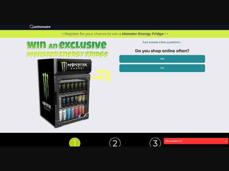 AU - Quiztionnaire - Monster Energy - (CPL)