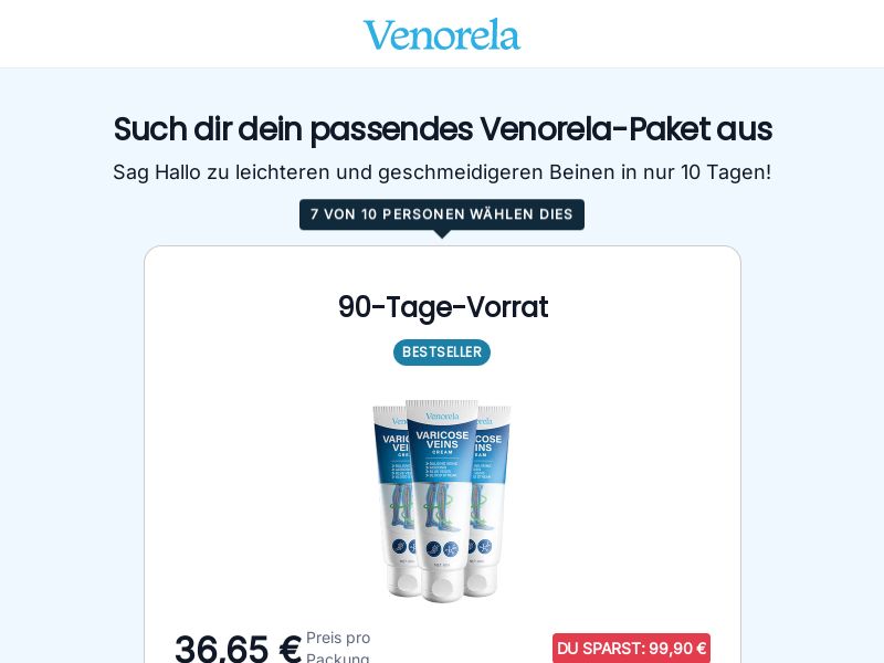 Venorela Varicose Veins - DTC [Multi-GEO] (Banner,Native,Social,Search,SEO,Brand Bidding) - CPA 