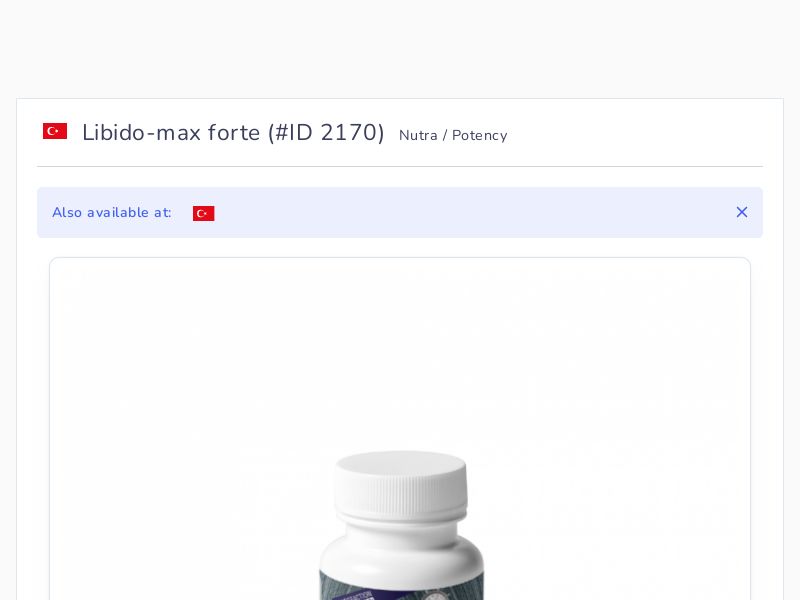 Libido-max forte