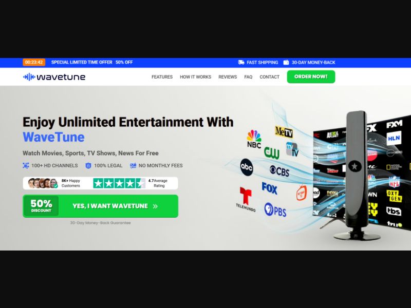 [WEB+MOB] Antenna - WaveTune - CTC $39.95 /US CPS