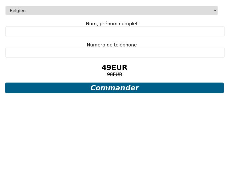 Normcontrol BE (FR) (weight loss)