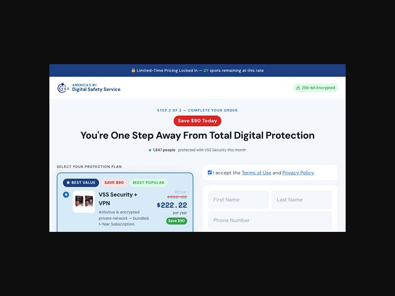 VSS Security - Antivirus - CPS (US)