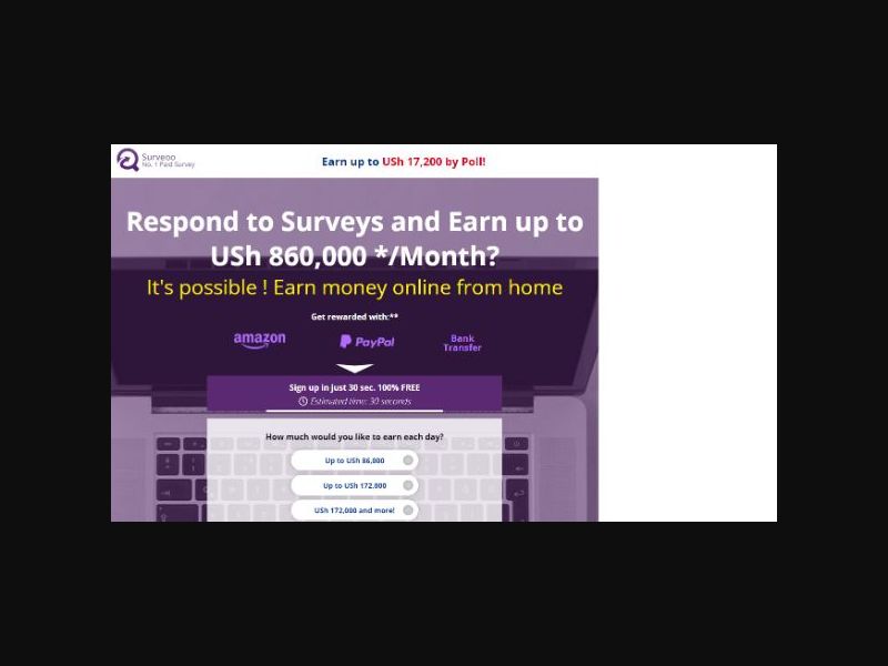 Surveoo - Earn with Surveys - SOI (UG)