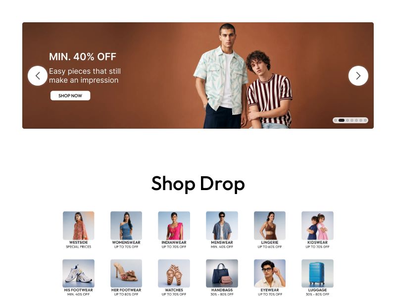 Tatacliq.com Ecommerce CPS - India