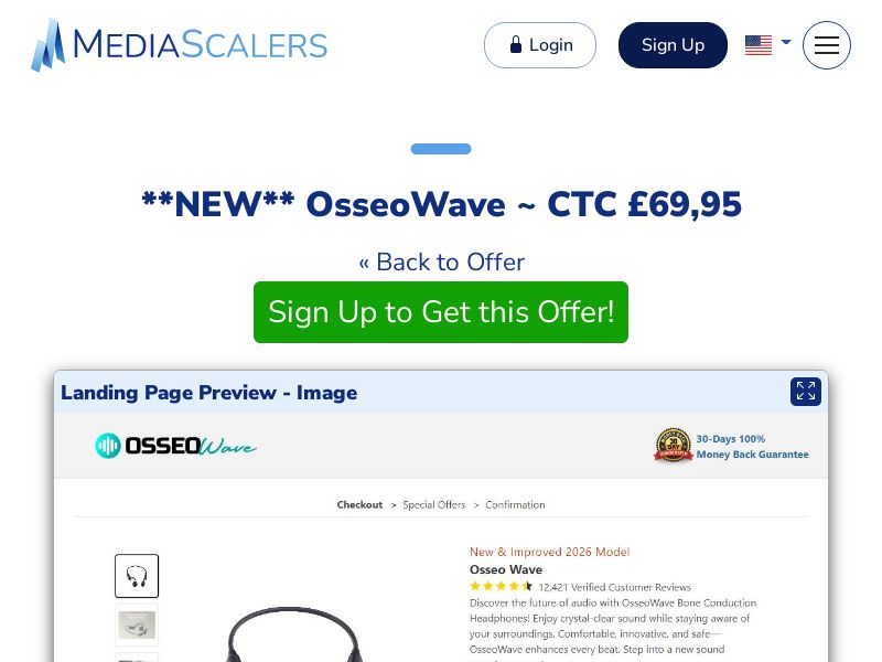 OsseoWave ~ CTC £69,95 {+DTC} [UK]
