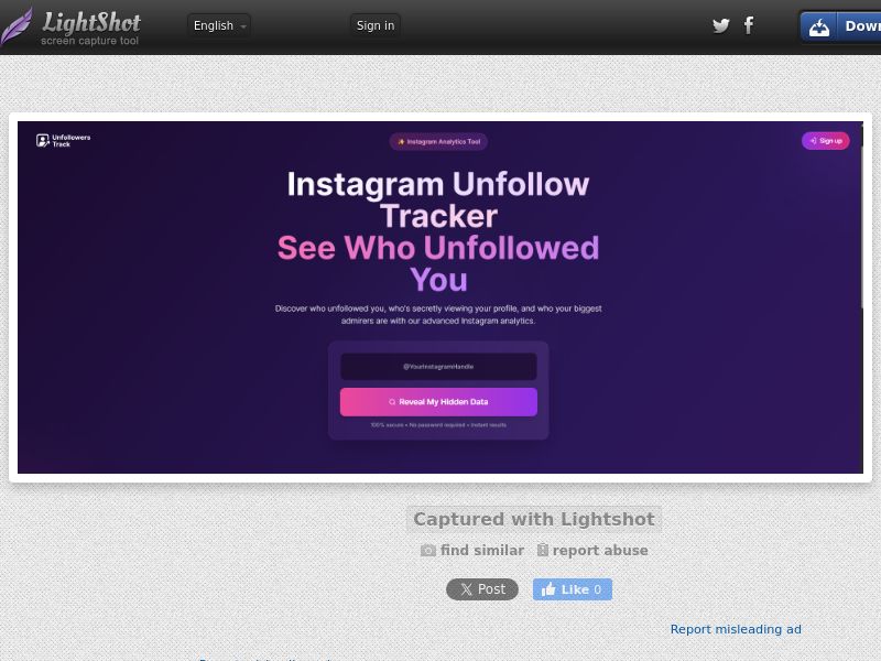 Unfollowers Track Web (US)