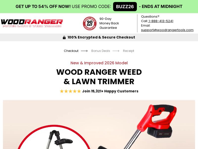 Wood Ranger Weed & Lawn Trimmer SS - US