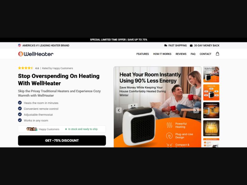 [WEB+MOB] Heater - WellHeater - CTC $49.99 /US CPS
