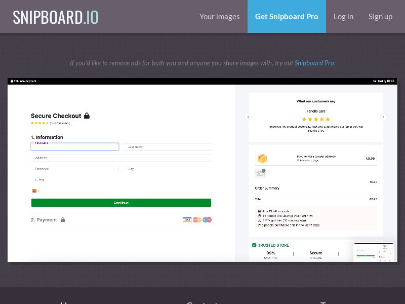 TrustLet - Signup (ECOM) product free 9.95 CTC TR - CC Submit *ONLY SOCIAL*