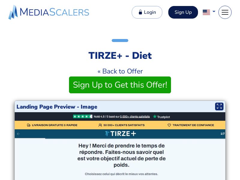 TIRZE+ - Diet {+DTC} [FR]