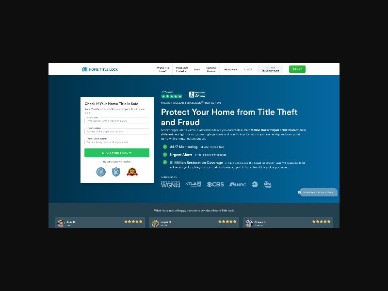 Home Title Lock - Free Trial - CPA (US)