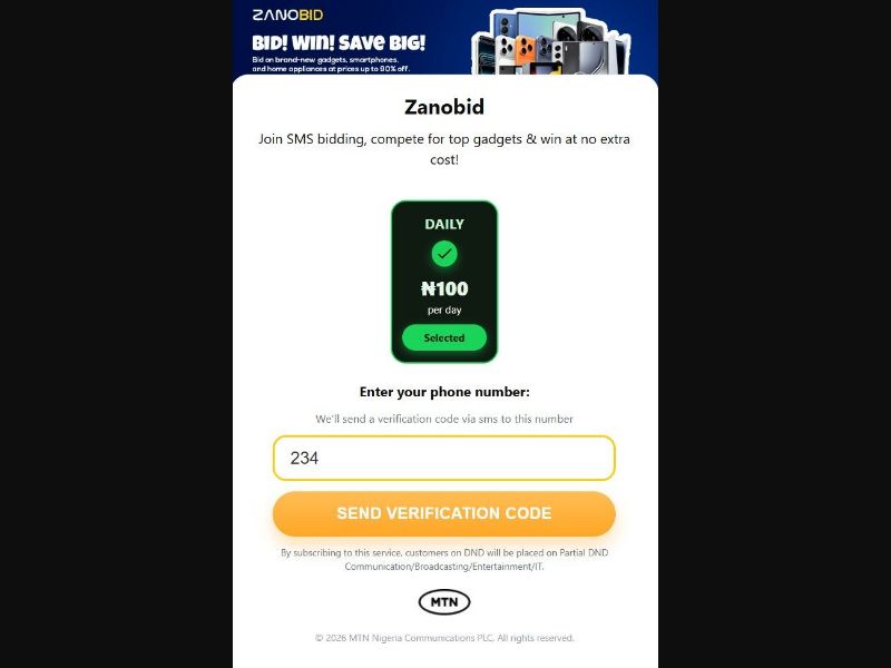37428 - NG - [MOB] - Zanobid Evina - MTN - 2 Click