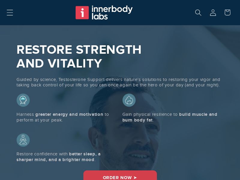 Testosterone Support Innerbody Labs - PPS - US