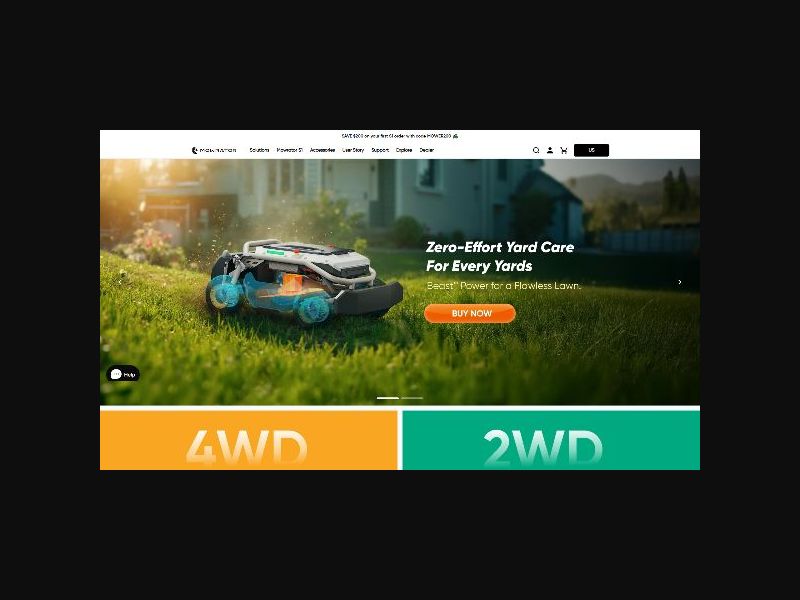 Mowrator - Autonomous Electric Mower - RevShare (FR,UK,IT +more)