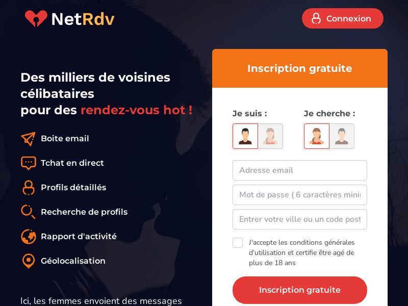NetRdv - SOI - CPA - Desktop & Mobile - FR, BE, GP, MQ, RE