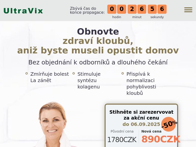 UltraVix EU - ARTHRITIS PRODUCT HOLD