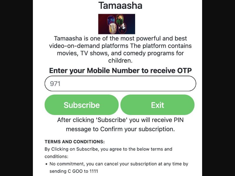 38274 - AE - [MOB] - Tamaashaa Videos - Etisalat - PIN