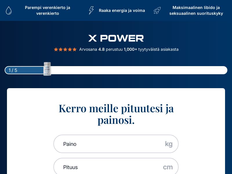 ! NEW OFFER - X Power ME - DTC [FI] (Banner,Native,Social,Search,SEO,Brand Bidding) - CPA