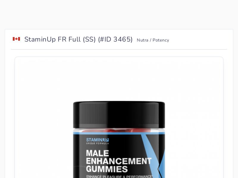 StaminUp FR Full (SS)