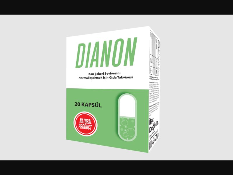 Dianon - diabetes capsules for 59 EUR (TR)
