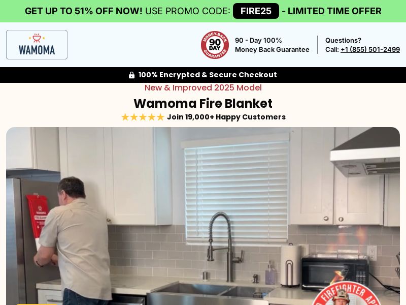 Wamoma Fire Blanket SS - US /CA