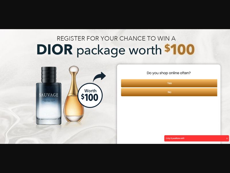 AU - Quiztionnaire - Dior - (CPL)