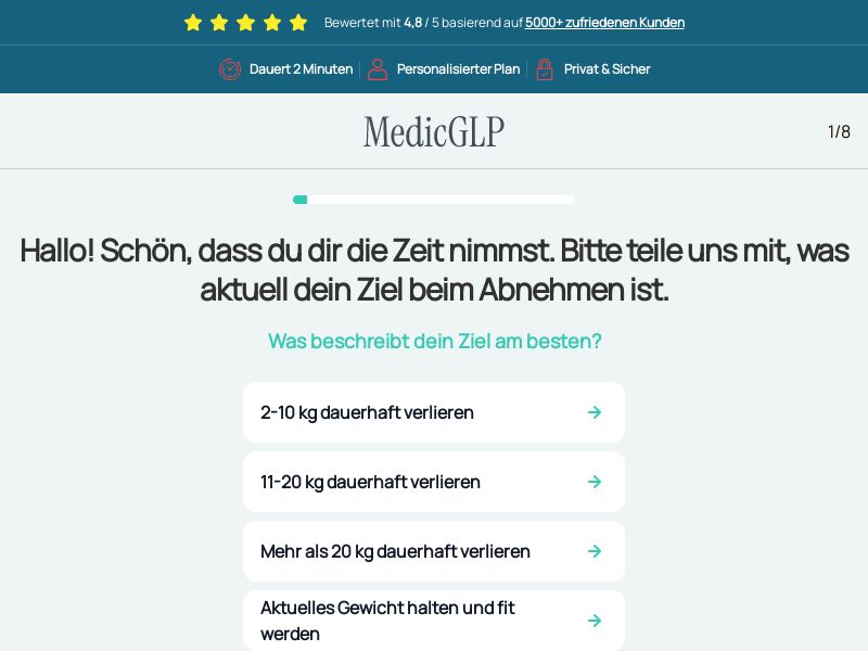 ! NEW OFFER - MedicGLP Diet - Quiz Page [Multi-GEO] (Banner,Native,Social,Search,SEO,Brand Bidding) - CPA