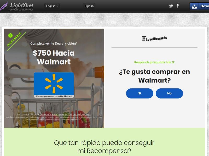 Rewards US - Spanish - Walmart $750 - CPL | US